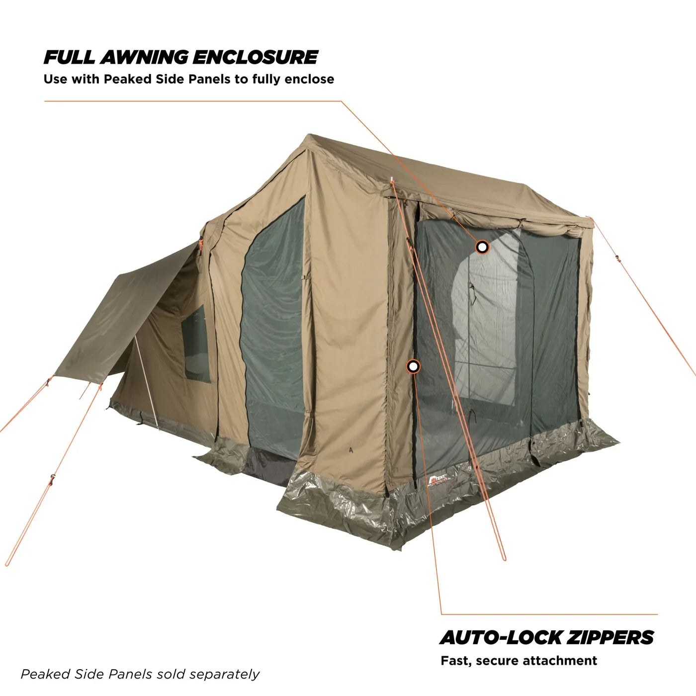 Oztent RV3 Plus Front Panel