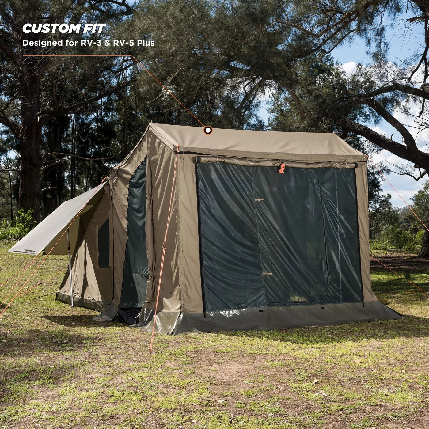 Oztent RV3 Plus Front Panel