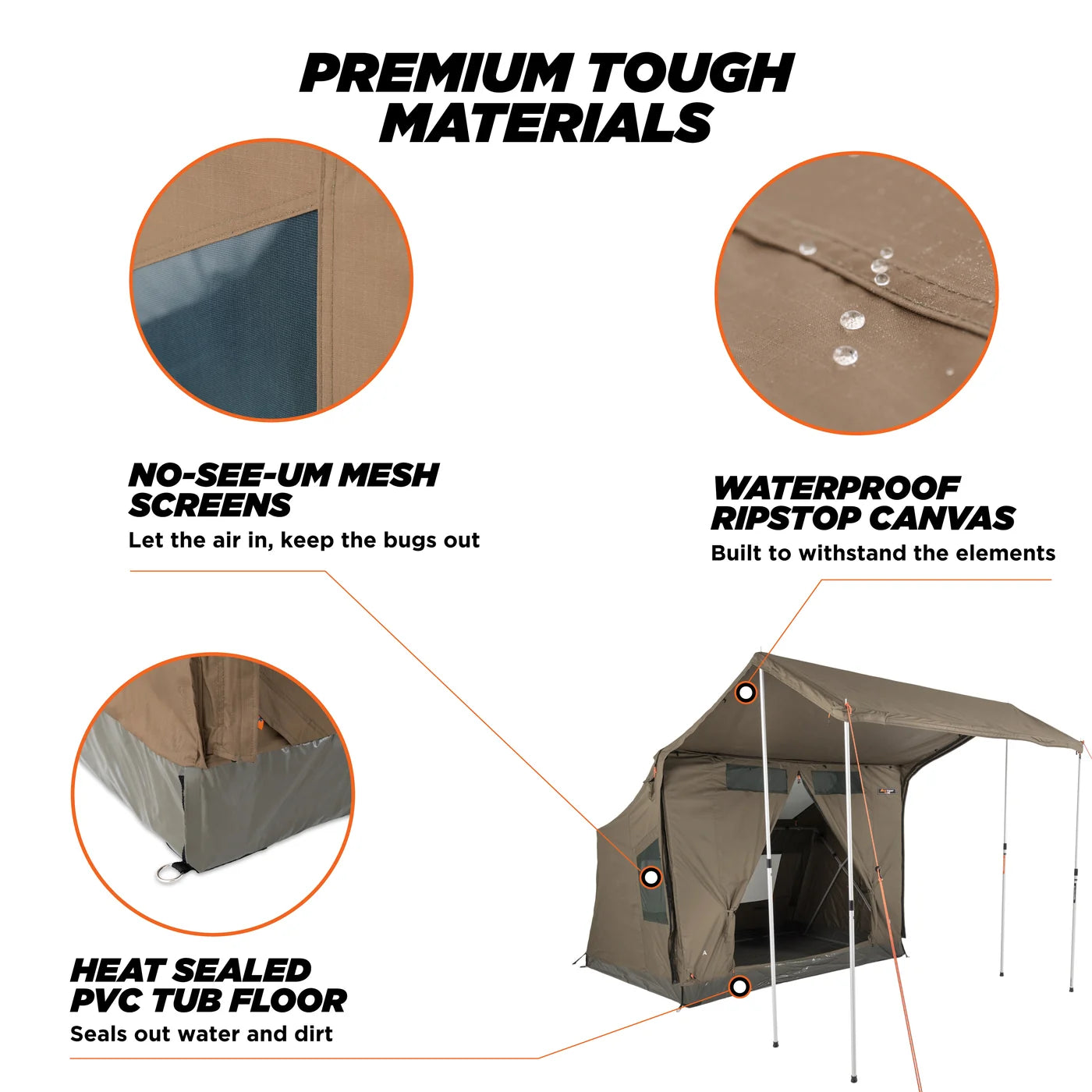 Oztent RV3 Plus 2.4 x 2.0