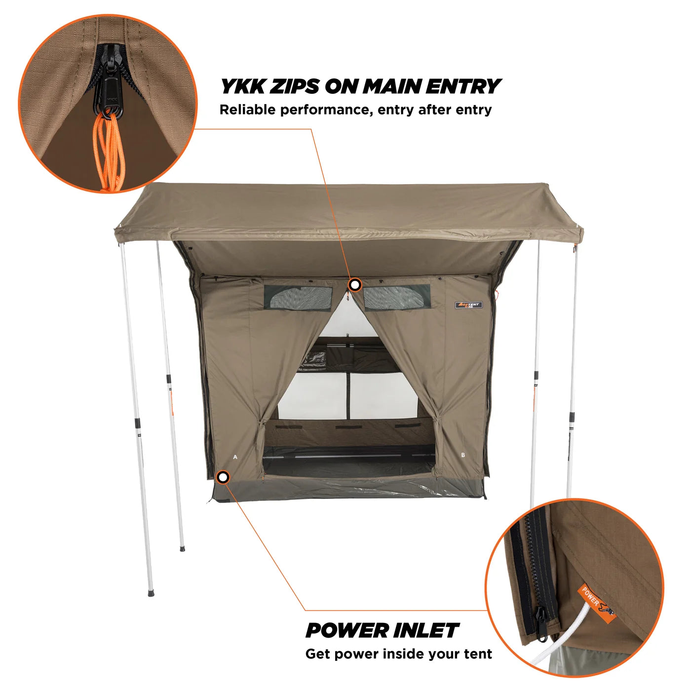 Oztent RV3 Plus 2.4 x 2.0