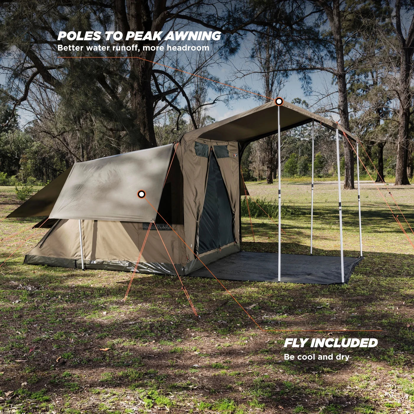 Oztent RV3 Plus 2.4 x 2.0