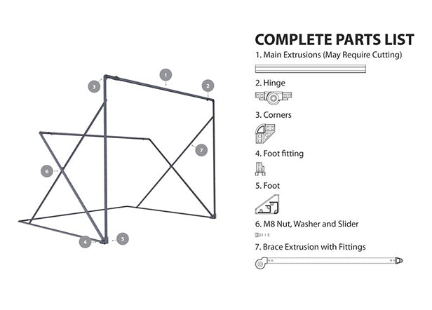 Oztent Main Frame Extrusion #1