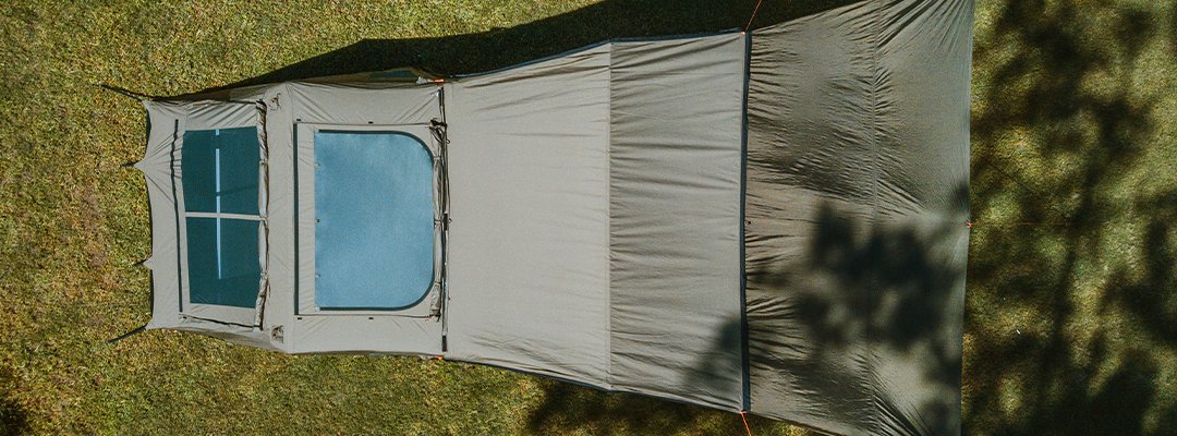oztent tarp Oztent SV5 Max 3.5 x 2.5m with Zip In Tarp Extension – OztentNZ