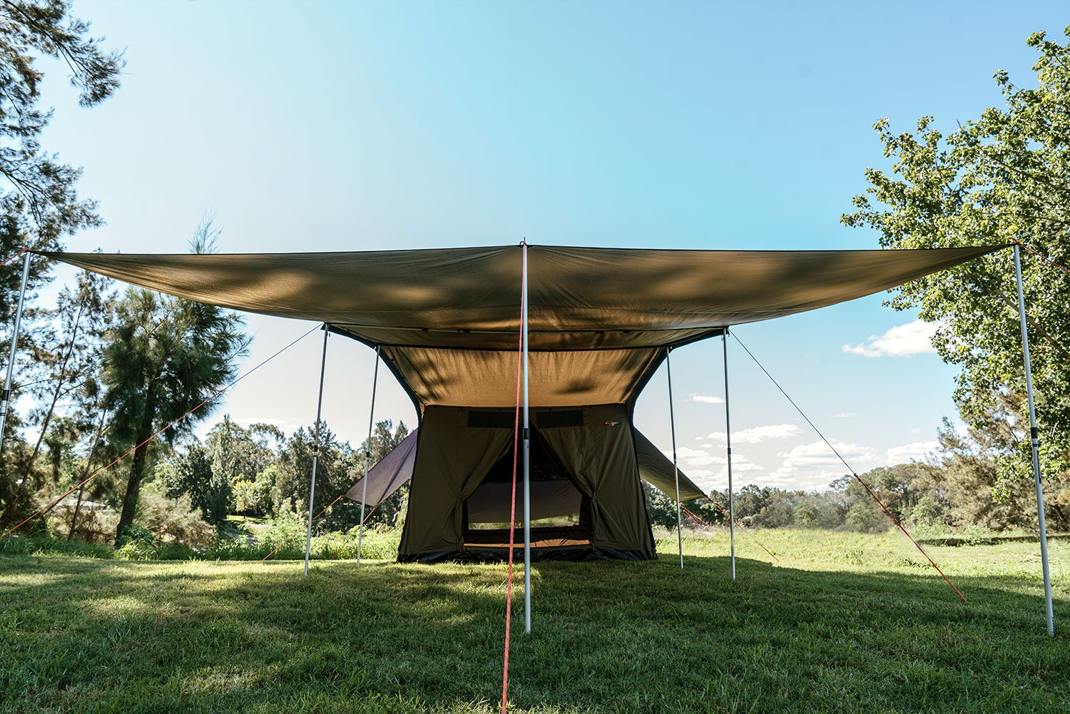 oztent tarp Oztent SV5 Max 3.5 x 2.5m with Zip In Tarp Extension – OztentNZ
